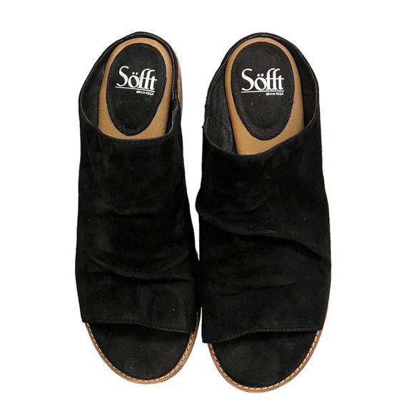 Sofft Netta Sandal, Black, leather upper and sock SZ: 8.5M - Picture 4 of 7